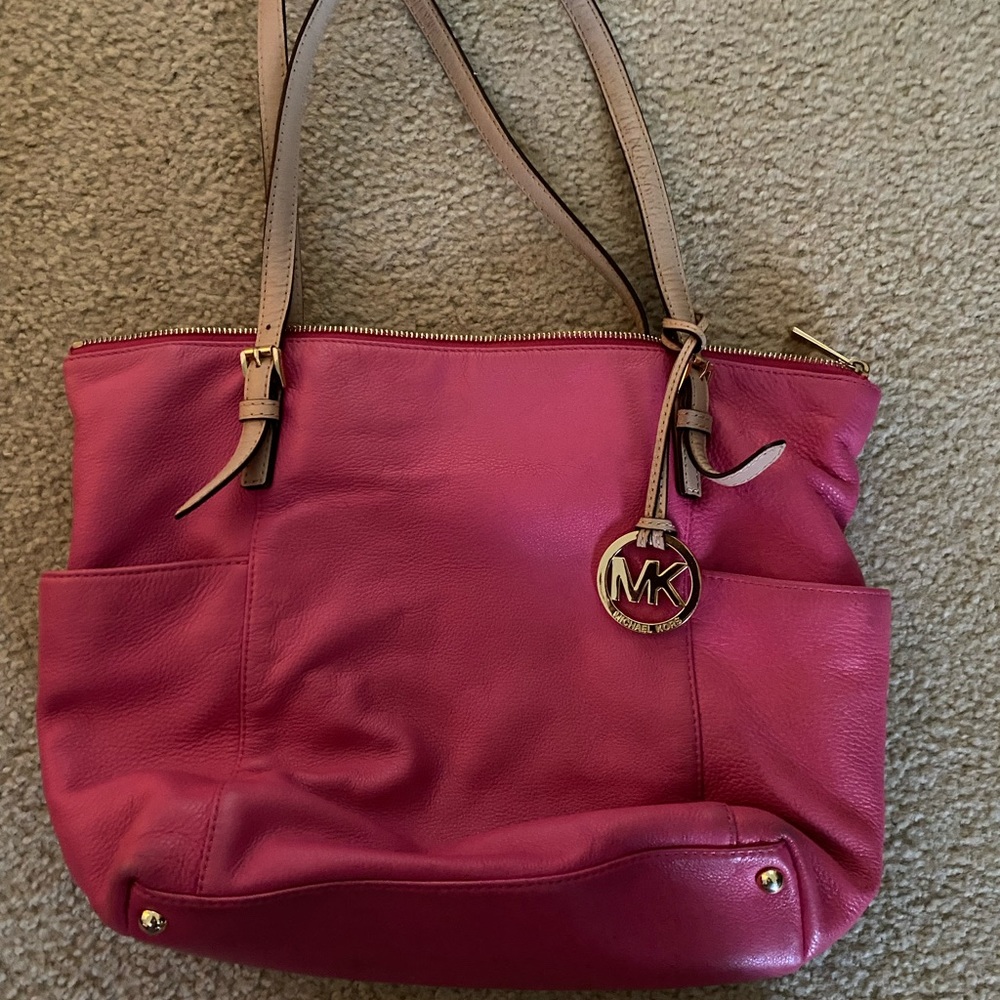 Michael Kors bubblegum pink.